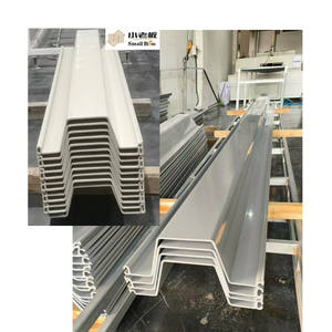 ערימת גיליון מחיר pvc גיליון ערימת u סוג pvc גיליון הערימה עבור פתרון בקרת מים עמיד - Product Image 2