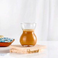 120/140/150/170ml tasse à café turque maison thé noir verre tasse à eau niche européenne thé de l'après-midi haute tasse en verre borosilicaté