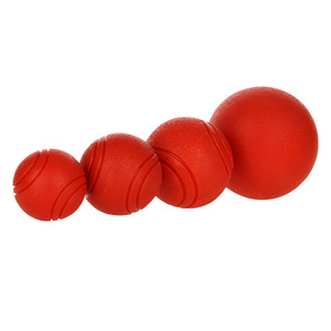 <b>Dog</b> Rubber Squeaking <b>Ball</b> Solid Color Boredom Buster Interactive Toy For Pets - Product Image 3