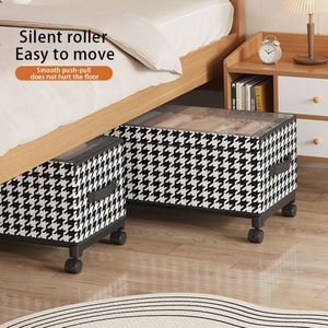 Nouveaux organiseurs de chaussures et de vêtements sous le lit, conteneurs gain de place, tiroirs roulants sous le lit avec roulettes - Product Image 3