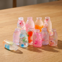 En gros, Jouet Squishy en plastique en forme de bouteille de lait et de maltose, Boîte surprise, à remontée lente, doux, à presser, sensoriel, aux formes de fruits, pour adolescents, Prêt à expédier