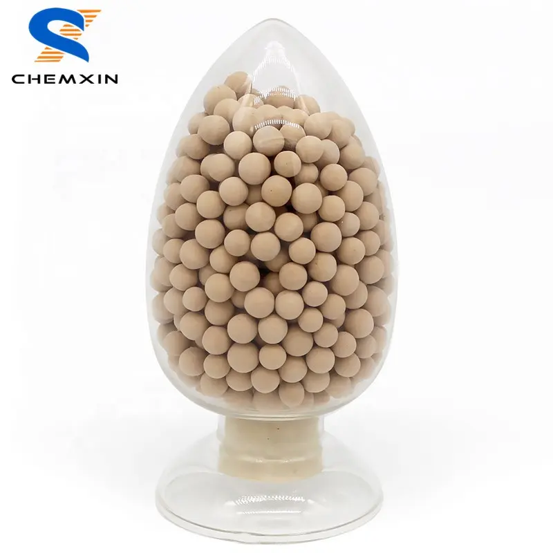 Chemxin 3-5mm 4A tổng hợp Zeolite sàng phân tử bóng cho máy nén khí mất nước