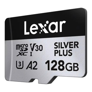 Carte mémoire MicroSDXC Lexar Professional Silver Plus Mini TF U3 A2 V30 pour drone et caméra d'action - Product Image 1