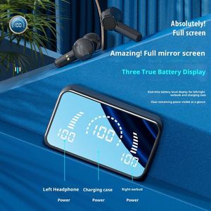 Audífonos Bluetooth con Pantalla Grande Inalámbricos de Doble Oído, Suministro Directo de Fábrica, Modelo Privado TWS, Audífonos Móviles Tong V9 - Product Image 5