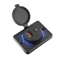 Port de charge USB OEM pour bus, charge rapide 30W+18W, prise USB 12-24V avec surveillance de tension, USB Type-C et conception étanche