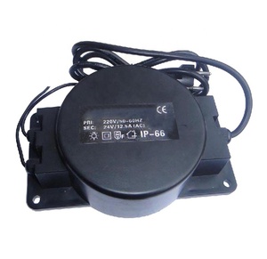 محول حلقي مقاوم للماء, محول حلقي مقاوم للماء 300VA مدخل 220 فولت 50 هرتز خرج 24 فولت 12.5A تصدير إلى سويسرا ، النرويج ملف حلقي - Product Image 1