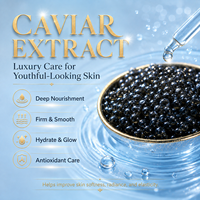 Ensemble de soins anti-âge pour peaux matures : Essence éclat au caviar, Tonique, Émulsion éclat au fenouil marin – Booste l'éclat naturel de la peau