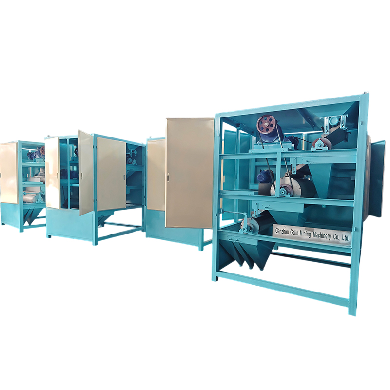 Environment Protection Automatic Control Mineral Processing Non Metallic Mineral Three Roller Magnetic Separator System