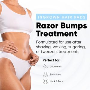 Tampons exfoliants à l'acide salicylique de qualité supérieure pour poils incarnés, sous marque privée, sûrs et <span class=keywords><strong>doux</strong></span>, éliminant les bosses et les imperfections - Product Image 3