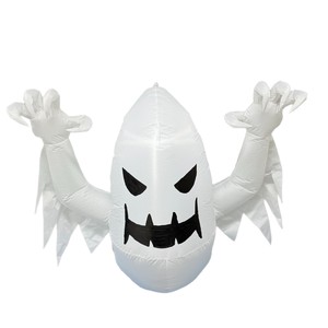 Figurina Decorativa Fantasma Impermeabile e Antipolvere, Design Fantasma Bianco che si Afferma alla Finestra, Gonfiabile per Halloween - Product Image 1