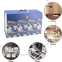 Carpeta de Archivos Expandible Tipo Acordeón de Alta Capacidad, Marca JINBO, Certificada por FSC, Personalizable, con 19 Bolsillos, Tamaño A4, para Suministros de Oficina