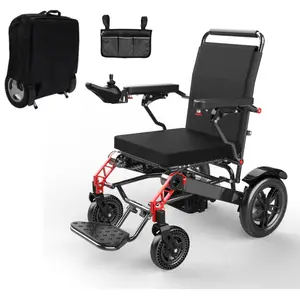 세륨 승인되는 원격 제어 자동적인 접히는 휠체어 전기 경량 힘 휠체어