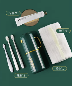 Ensemble de gobelets pour rince-bouche multifonctions Porte-gobelet pour dentifrice de voyage portable Porte-gobelet pour dentifrice - Product Image 6