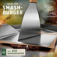 Argent Résistant Aux Hautes Températures En Acier Inoxydable Grill Pan Extérieur Barbecue Pelle Barbecue Tablier Barbecue Plaque En Gros