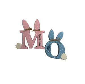 WOODEN BUNNY <strong>KINDER</strong> <strong>EGG</strong> HOLDER DECORATION HAPPY <strong>EASTER</strong> RABBIT <strong>EGG</strong> HOLDER - Product Image 2