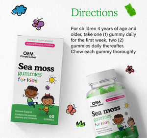 OEM מותג פרטי אורגני טחב הים Gummies ילדי טחב הים Gummies עבור ויטמין תוסף - Product Image 2