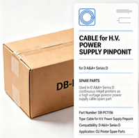 CÂBLE pour H.V. ALIMENTATION ÉLECTRIQUE PINPONIT DB-PC1156 pour la série D A&A+ PIÈCES DE RECHANGE