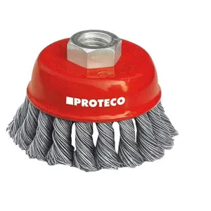 Twist Knot Cup Wire Brush Bit wheel for drill paint