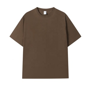 Haute qualité hommes décontracté surdimensionné T-Shirt personnalisé blanc tricoté tissu col rond plaine teint à manches courtes T-shirt De Manga <span class=keywords><strong>Curta</strong></span> - Product Image 5