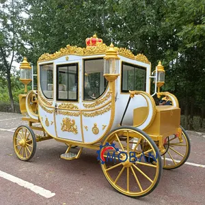Classic Royal Carriage Cinderella Electric Carriage Custom Size Horse Carriage