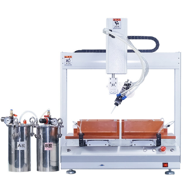 High Precision Low Cost UV AB Epoxy Resin Glue Double Station Automatic Dispensing Machine