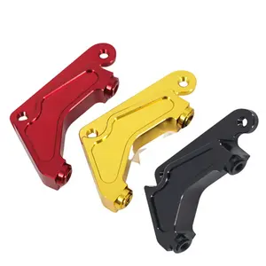 Pièces CNC en alliage d'aluminium étrier de rayonnement adaptateur adaptateur de frein à disque support d'étrier de frein de Scooter pour MIO