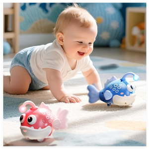 Jouets éducatifs pour enfants Lanternfish Reptiles Petits poissons Jouets Simulation de chant inertiel Jouets de détection électrique - Product Image 5