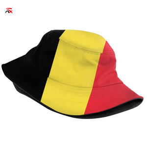 Gorro de Pescador con Bandera Nacional de Bélgica, Personalizado, de Poliéster, con Impresión Digital Completa, para Fanáticos del Fútbol, Gorras con la Bandera de Bélgica - Product Image 2