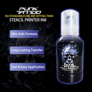 Tinta para <span class=keywords><strong>Impresora</strong></span> de Plantillas de <span class=keywords><strong>Tatuajes</strong></span> Punk para Suministros de Arte Corporal, Tinta Original para <span class=keywords><strong>Impresora</strong></span> al por Mayor - Product Image 4