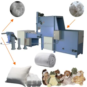 Neue Polyesterfaser-Füllungs-Kämmmaschine Werk Kissen Faseröffnung Füllungsmaschine Baumwollöffnermaschine