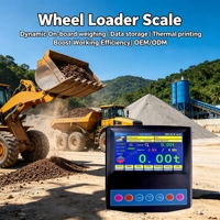 Sistem Penimbangan Onboard Akurasi Tinggi untuk Wheel Loader dengan Printer Thermal Alarm Beban Berlebih CE Cocok untuk SANY XCMG Komatsu Caterpillar