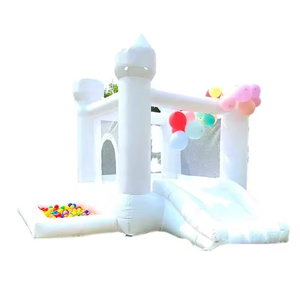 Atrium inflatable castle outdoor large indoor children's naughty castle slide <b>trampoline</b> stall amusement equipment manufacturer - Product Image 1