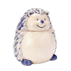 Gốm động vật màu xanh <span class=keywords><strong>HEDGEHOG</strong></span> <span class=keywords><strong>Cookie</strong></span> <span class=keywords><strong>Jar</strong></span> - Product Image 1