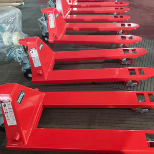 Nouvelle chariot élévateur à palettes hydraulique de 2 tonnes, longueur de fourche de 550 mm, utilisation en restaurant, roues en nylon et acier - Product Image 4