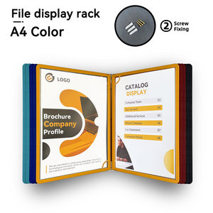 <span class=keywords><strong>A4</strong></span> từ kim loại treo tường tập tin giá 10-trang văn phòng tập tin giá <span class=keywords><strong>A4</strong></span> tài liệu hiển thị chủ tập tin thư mục - Product Image 2