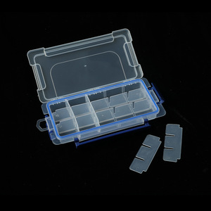 Transparent Plastic Storage Box 15 Compartments With Lid For Jewelry Toys Nail Art Organizing Rectangular Shape - Product Image 4