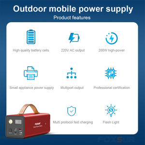 Générateur solaire d'extérieur <span class=keywords><strong>pour</strong></span> la maison <span class=keywords><strong>Batterie</strong></span> au lithium <span class=keywords><strong>pour</strong></span> le <span class=keywords><strong>camping</strong></span> 170W 20Ah <span class=keywords><strong>Batterie</strong></span> d'extérieur <span class=keywords><strong>pour</strong></span> centrale électrique Armoire d'extérieur - Product Image 3