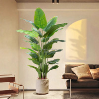 Plante artificielle en pot avec feuillage vert, style bonsaï, pour décoration intérieure, mariage, Noël, Nouvel An - Haute simulation, moderne