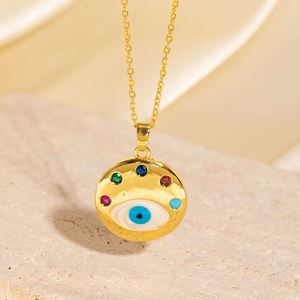 Wholesale Fashion Blue Jewelry Turkish <b>Devil</b> Evil Eye Necklace Turkey for Sweater Chain <b>Accessory</b> - Product Image 2