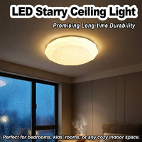 Plafonnier encastré 30 cm 220 V, plafonnier tricolore, plafonnier ciel étoilé, luminaire de plafond pour couloir, luminaire de plafond pour la maison