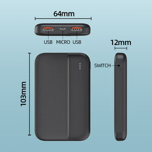 MODORWY – chargeur portable <span class=keywords><strong>batterie</strong></span> <span class=keywords><strong>externe</strong></span> <span class=keywords><strong>6000</strong></span> <span class=keywords><strong>mAH</strong></span>, banque d'alimentation, cadeaux, banque d'alimentation Mobile RTS - Product Image 3