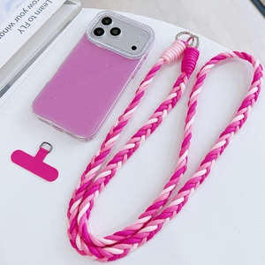 Funda con cordón y diamantes para <span class=keywords><strong>iPhone</strong></span> 17 Pro, 16, 15 Pro Max, 14 <span class=keywords><strong>Plus</strong></span>, 13 Pro; Funda brillante para <span class=keywords><strong>iPhone</strong></span> 12/11 Pro Max - Product Image 4