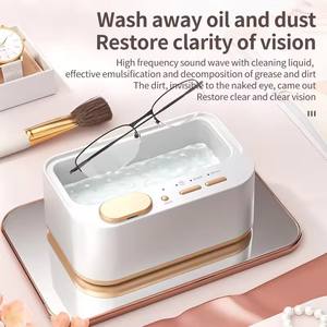 <span class=keywords><strong>Lunettes</strong></span> à ultrasons à synchronisation propre à ultrasons à haute fréquence nettoyant la <span class=keywords><strong>Machine</strong></span> de nettoyage de bijoux à ultrasons pour bijoux et brosse à dents - Product Image 5