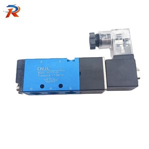 CNJL Airtac Тип 4V100 серии 4V110 120 130 электромагнитный воздушный клапан 5/2 пути 5/3 пути переменного/постоянного тока 220 В 24 В OEM ODM - Product Image 1