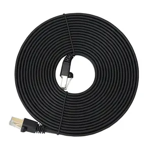 Cat8 5ft Black Patch Cable, Double Shielded (S/FTP), 28AWG, 2GHz, 40G, Pure Bare Copper, Snaggless RJ45, Ethernet Cable
