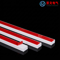 Goulotte de câblage standard en PVC, gaine de protection auto-adhésive pour fils, idéale pour la construction et la décoration