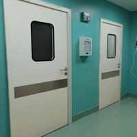 Puerta de Acero Galvanizado de Alta Calidad, Estándar Médico, Moderna, Manual, para Uso Interior, Almacén, Escuela, Núcleo de MDF, Personalización de Fábrica