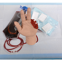 Modelo Anatómico de Silicona para Amputación de Mano, Ayuda de Entrenamiento Médico para Cursos TCCC/EMT/PHEC, Simulador de Heridas, 700g