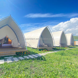 Tente de glamping safari en forme de voile, personnalisée en gros, 35 mètres carrés de surface <span class=keywords><strong>au</strong></span> sol, pour le camping - Product Image 6