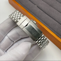 Vente directe d'usine. Montre mécanique avec boîtier en acier inoxydable étanche.